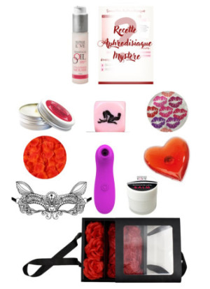COFFRET SAINT VALENTIN "PASSION"